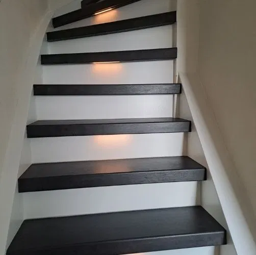 traprenovatie met verlichting traprenovatie met verlichting