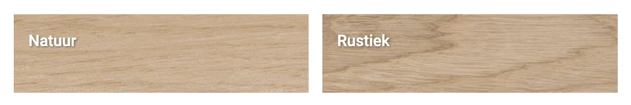 Natural Wood kleurstalen en designs