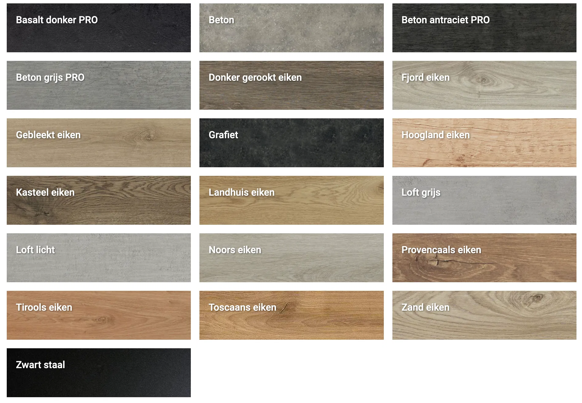 Trenovo kleurstalen en design