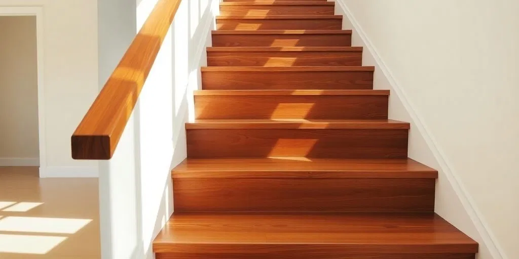 Gereneoveerde trap, modern interieur, Helmond.