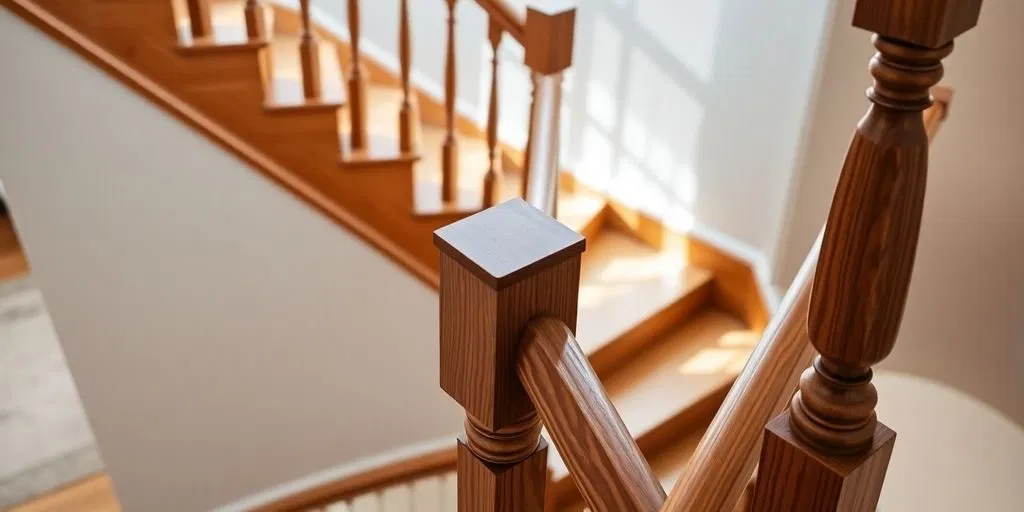 Gerestaureerde trap met ambachtelijke details in Helmond.