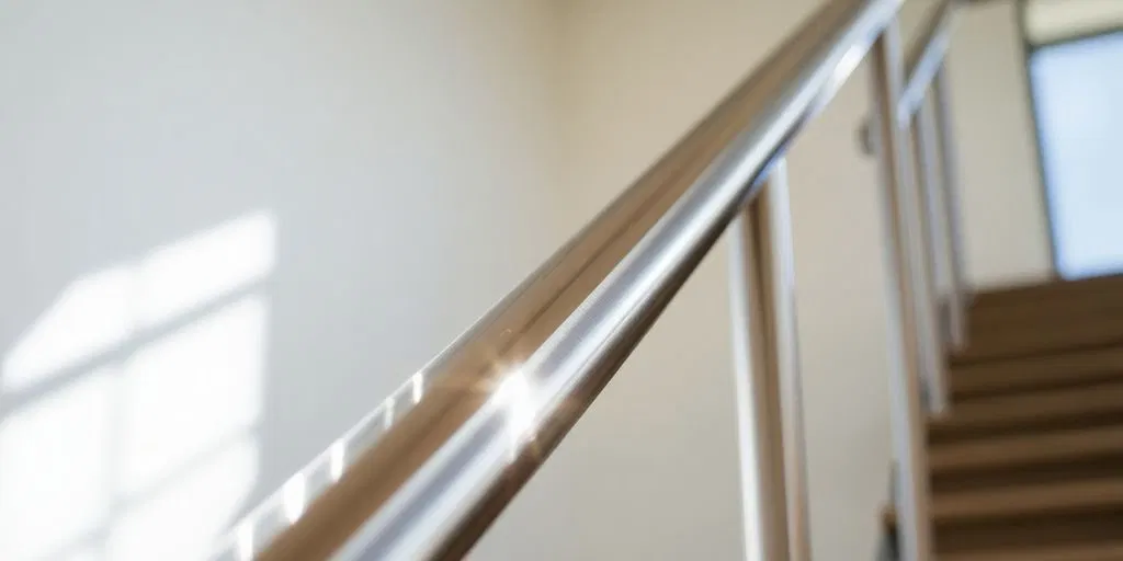 Stalen trapleuningen