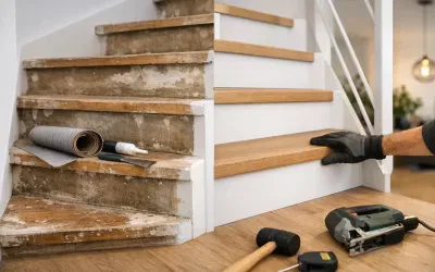 Open trap renoveren zonder breekwerk