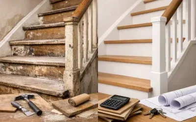 Trap laten renoveren kosten: wat bepaalt de prijs?